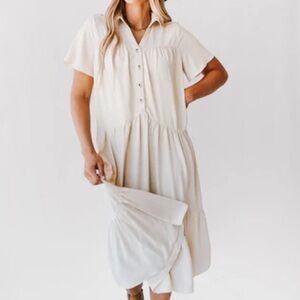 The Letha Button-Up Maxi Dress from Piper & Scoot